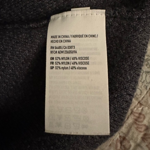 American Eagle Outfitters split sleeve dress. Solid Gray Size L. NWT - Picture 9 of 12